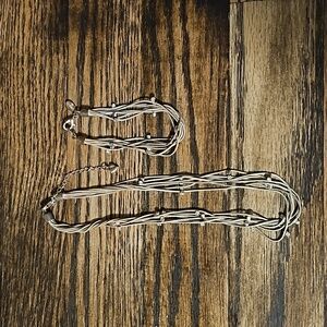 Vintage Necklace and matching bracelet rope style Carolee